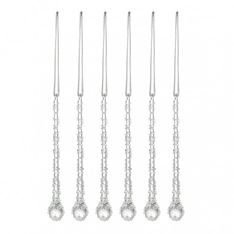 Набор ёлочных украшений icy sparkles из коллекции new year essential, 6 шт.