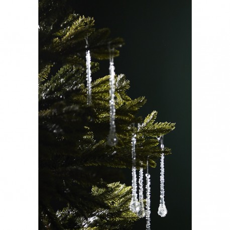 Набор ёлочных украшений icy sparkles из коллекции new year essential, 6 шт.