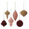 Набор ёлочных украшений velvet mood из коллекции new year essential, 6 шт.