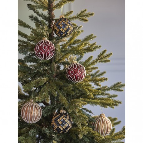 Набор ёлочных украшений vitrage из коллекции new year essential, 7 шт.