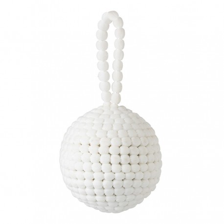 Набор ёлочных украшений fluffy white из коллекции new year essential, 3 шт.