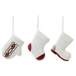 Набор ёлочных украшений warming tale из коллекции new year essential, 3 шт.