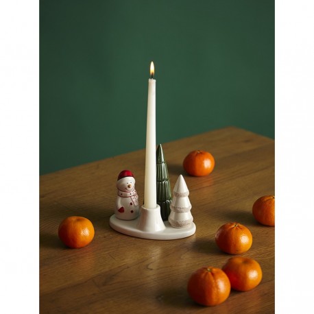 Подсвечник новогодний enchanted forest из коллекции new year essential, 14 см