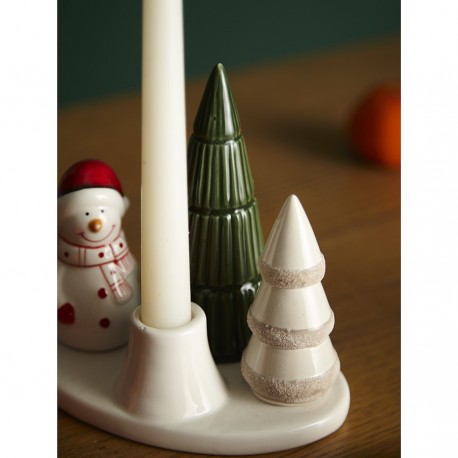 Подсвечник новогодний enchanted forest из коллекции new year essential, 14 см