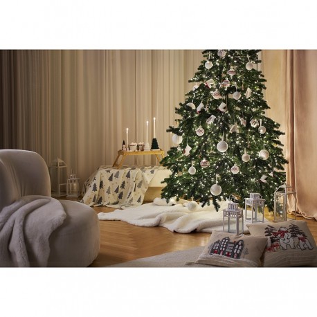 Подсвечник nordic mood белого цвета из коллекции new year essential, 11,5 см