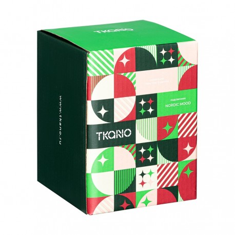 Подсвечник nordic mood зеленого цвета из коллекции new year essential, 13 см