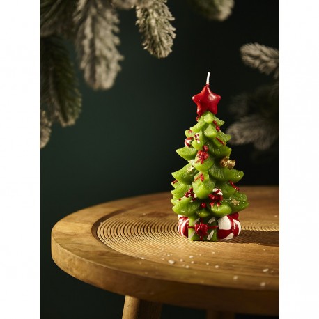 Свеча декоративная green miracle из коллекции new year essential, 18 см