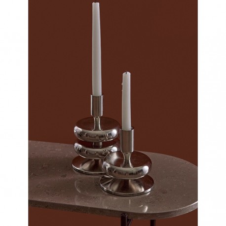 Подсвечник stone, 13 см, серебристый