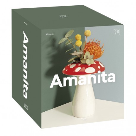 Ваза для цветов amanita, 19 см