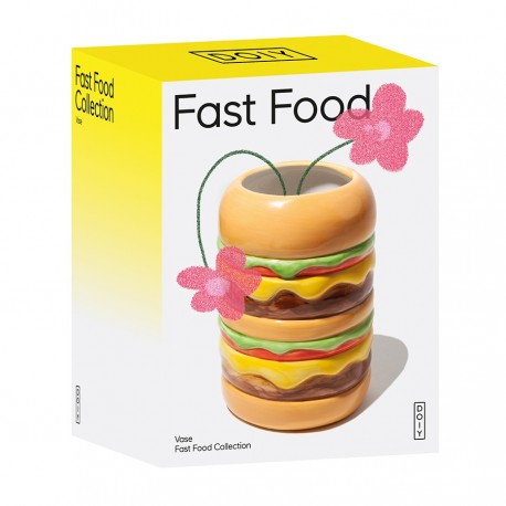 Ваза для цветов fast food, burger, 18 см