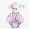 Ваза для цветов seashell, 18,5 см, лиловая