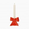 Подсвечник bow, 8 см, красный