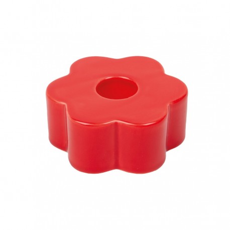 Подсвечник daisy, D8 см, красный