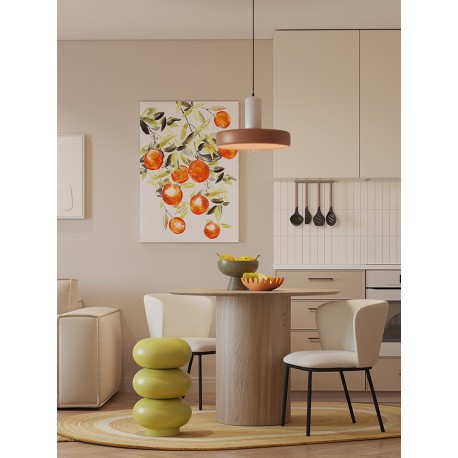 Блюдо laminaria, D22 см, апельсиновая цедра