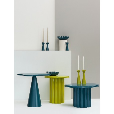 Подсвечник laminaria, 23 см, лайм