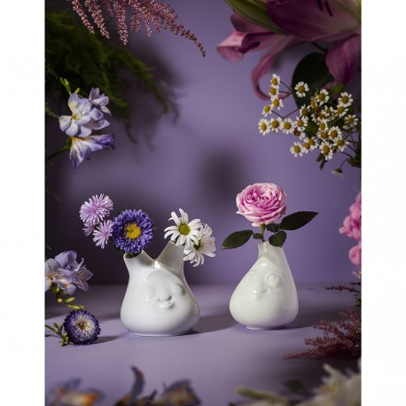 Ваза cute, 10 см, белая