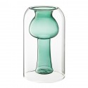 Ваза muse, 20 см, бирюзовая