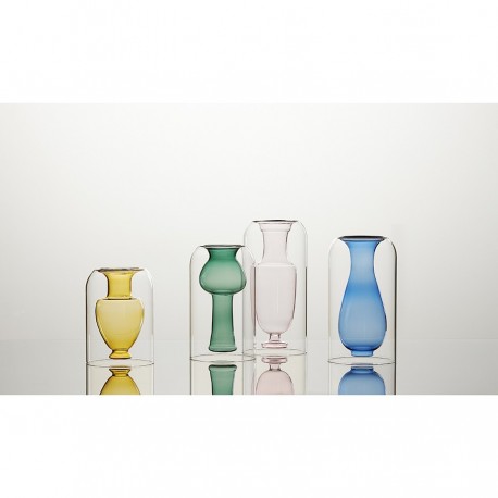 Ваза muse, 20 см, бирюзовая