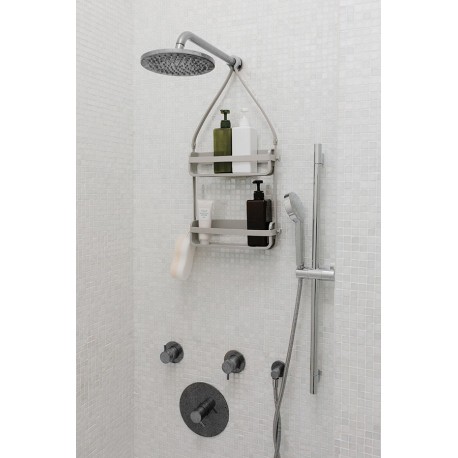 Органайзер для душа flex, серый