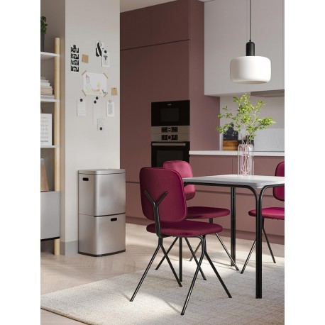 Ваза muse, 25 см, нежно-розовая