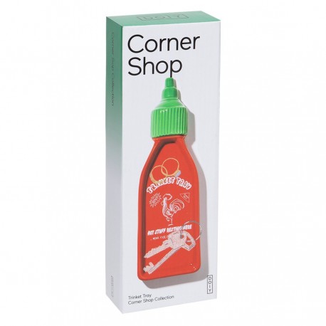 Поднос декоративный, corner shop, siracha, 24,5х8 см