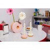 Подсвечник fast food, donut, D7 см, белый