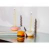 Подсвечник fast food, donut, D7 см, белый