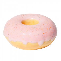 Подсвечник fast food, donut, D7 см, розовый
