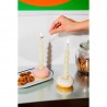 Подсвечник fast food, donut, D7 см, розовый