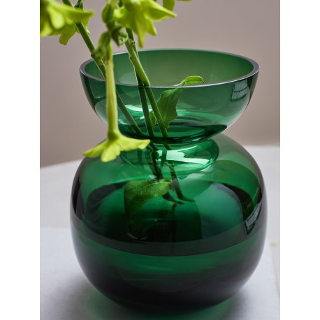 Ваза florum, 20 см, изумрудная