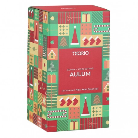 Домик с подсветкой skive из коллекции new year essential, 16 см