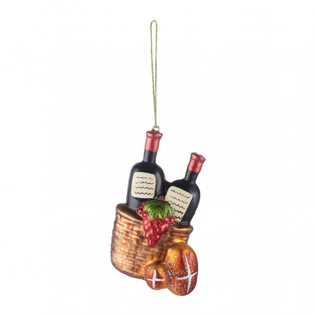 Набор ёлочных украшений christmas feast из коллекции new year essential, 4 шт.