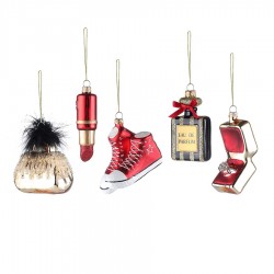 Набор ёлочных украшений vogue из коллекции new year essential, 5 шт.