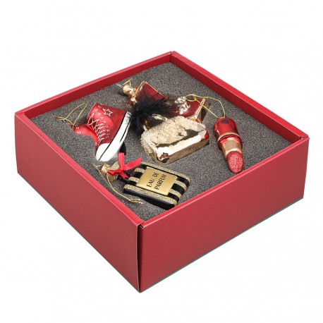 Набор ёлочных украшений vogue из коллекции new year essential, 5 шт.