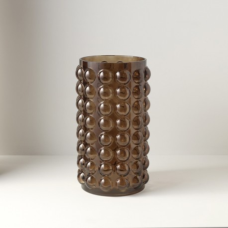 Ваза molecule, 28 см, сепия