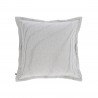 Чехол для подушки Aleria хлопок в серо-белую полоску 45 x 45 cm