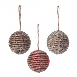 Набор елочных украшений rustic diamonds из коллекции new year essential, 3 шт.