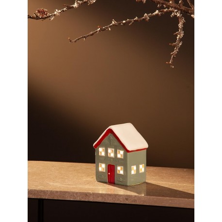 Домик с подсветкой arslev из коллекции new year essential, 11 см