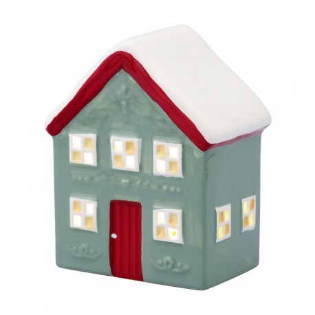 Домик с подсветкой arslev из коллекции new year essential, 11 см