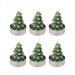 Набор декоративных свечей enchanted woods из коллекции new year essential, 6 шт.