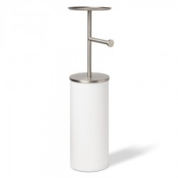 Держатель-органайзер для туалетной бумаги portaloo, 64 см, белый-никель