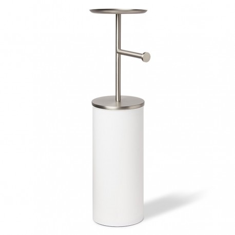 Держатель-органайзер для туалетной бумаги portaloo, 64 см, белый-никель