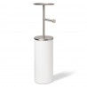 Держатель-органайзер для туалетной бумаги portaloo, 64 см, белый-никель