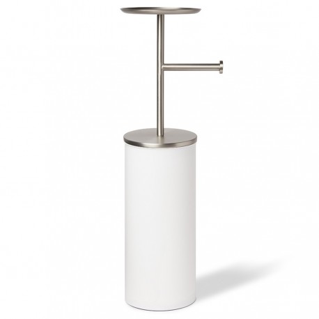 Держатель-органайзер для туалетной бумаги portaloo, 64 см, белый-никель