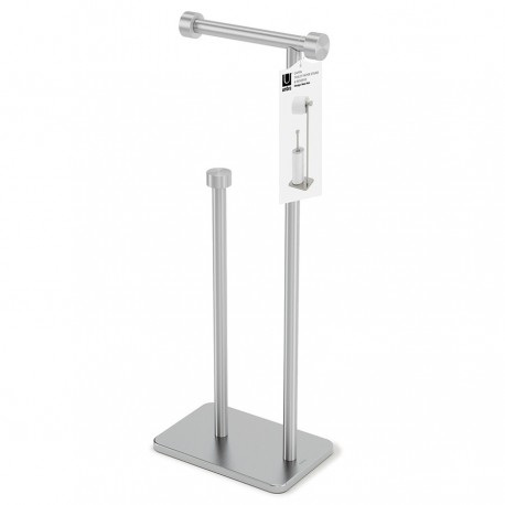 Держатель для туалетной бумаги cappa, 12х20х52 см, никель