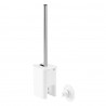 Ершик для туалета с держателем flex adhesive, белый