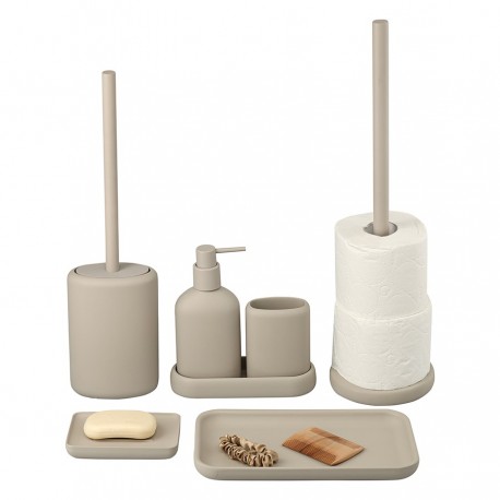 Держатель для туалетной бумаги slim, светло-серый