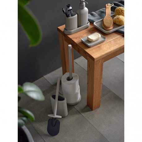 Ершик для унитаза slim, светло-серый