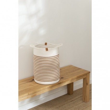 Корзина для хранения thea D30х46 см, бежевая/горчичная