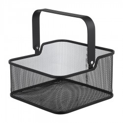 Корзина для хранения ferrant, 20х20х11,5 см, черная
